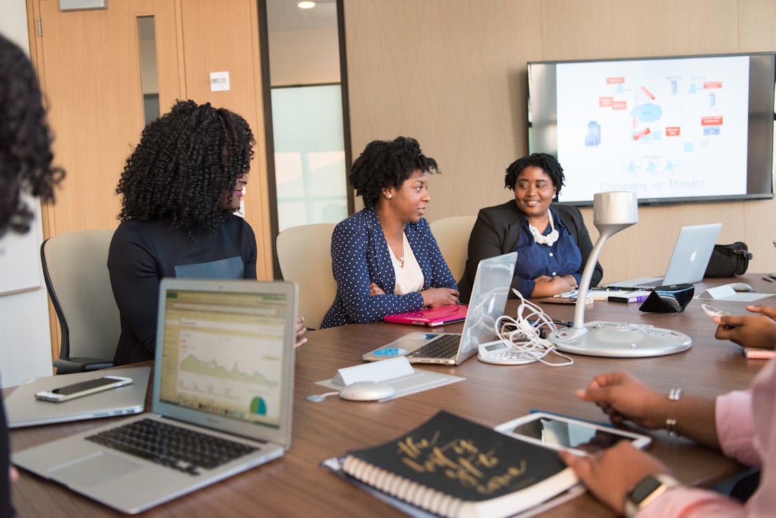 BFSI strategy team reviewing growth opportunity data